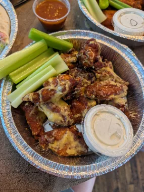Wings at Redwine & Co. — check-in by Cheyenne