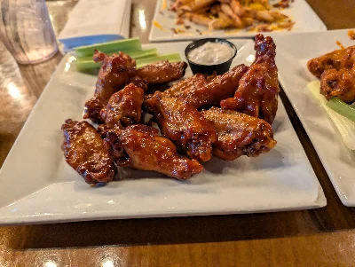 Wings at Midway Cafe — check-in by El Mikey